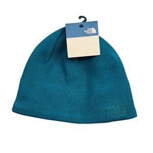 The North Face Blue Knit Beanie